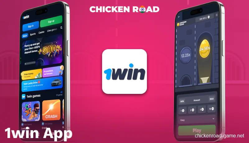 Download the 1win Chicken Road India app